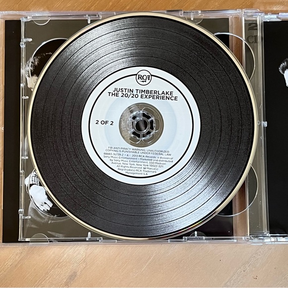 JUSTIN TIMBERLAKE The 20/20 Experience 2 Albums Full Set of 3 CDs NEW NWOT - Picture 12 of 12